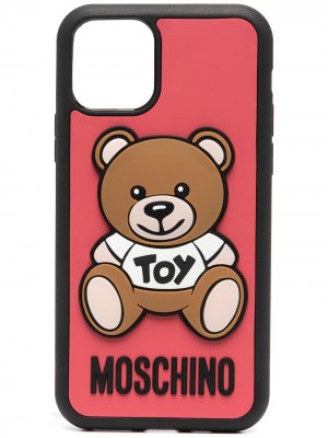 Чехол Teddy Bear для iPhone 11 Pro Moschino. Цвет: красный