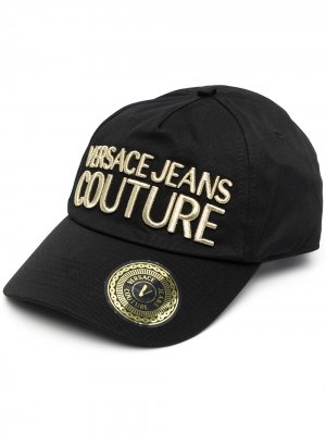 Кепка с логотипом Versace Jeans Couture. Цвет: черный
