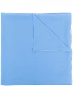 Легкая шаль Alberta Ferretti. Цвет: синий