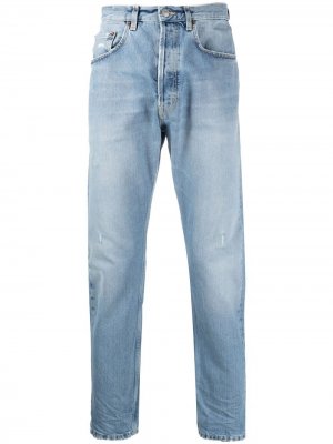 Укороченные зауженные джинсы Haikure. Цвет: синий
