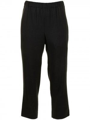 Укороченные брюки с эластичным поясом Comme Des Garçons. Цвет: черный