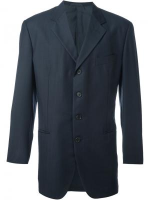 Классический пиджак Romeo Gigli Pre-Owned. Цвет: синий