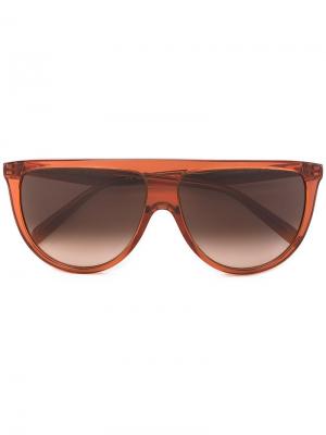 Солнцезащитные очки с квадратной оправой Celine Eyewear. Цвет: розовый