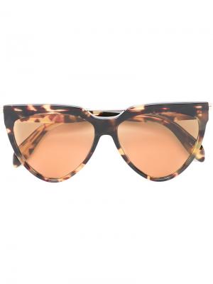 Солнцезащитные очки-авиаторы Alexander Mcqueen Eyewear. Цвет: коричневый