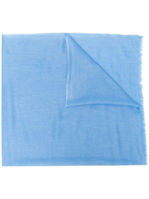 Кашемировый шарф N.Peal. Цвет: синий