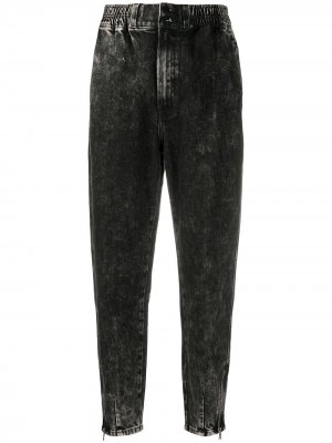 Зауженные джинсы средней посадки J Brand. Цвет: черный