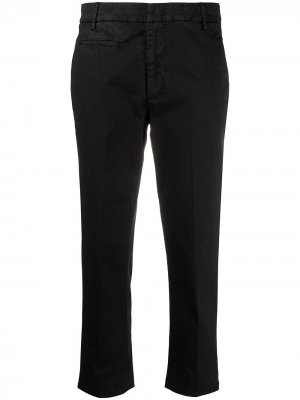 Укороченные брюки Dondup. Цвет: черный