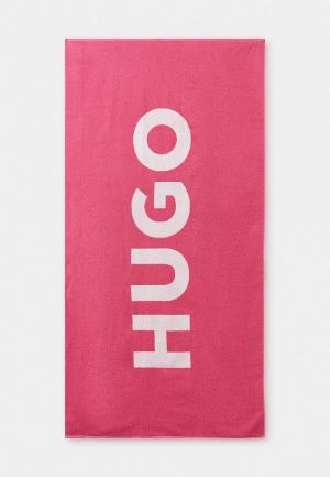 Полотенце Hugo. Цвет: фуксия