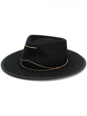 Шляпа федора Anna Van Palma. Цвет: черный