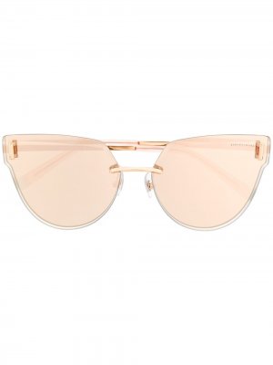 Солнцезащитные очки в оправе кошачий глаз Tiffany & Co Eyewear. Цвет: золотистый