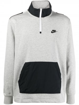 Джемпер с логотипом Nike. Цвет: серый