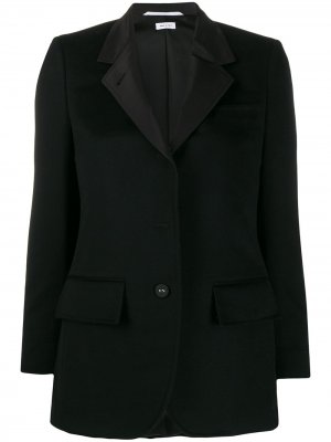 Кашемировый пиджак Thom Browne. Цвет: черный