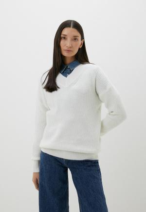 Пуловер Sei Unica. Цвет: белый
