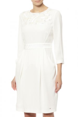 Платье VDP. Цвет: белый