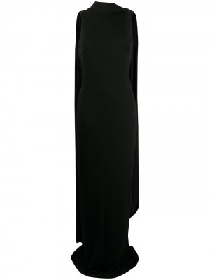 Длинное платье с шарфом TOM FORD. Цвет: черный