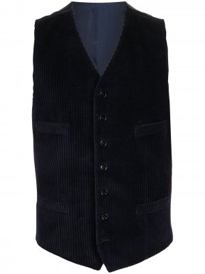 Классический жилет Dolce & Gabbana. Цвет: синий