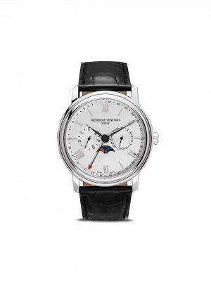 Наручные часы Classics Business Timer 40 мм Frédérique Constant. Цвет: серебристый