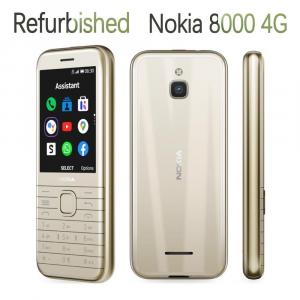 Восстановленный  Оригинальный 8000 4G (2021) Мобильный телефон LTE Nokia