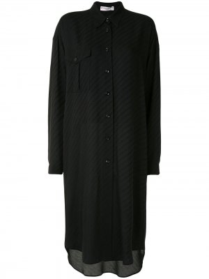 Платье-рубашка оверсайз Chaîne Givenchy. Цвет: черный
