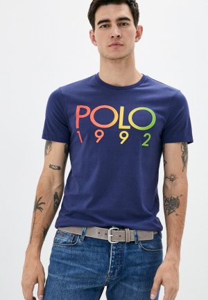 Футболка Polo Ralph Lauren. Цвет: синий