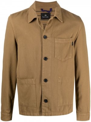 Куртка с накладными карманами PS Paul Smith. Цвет: нейтральные цвета