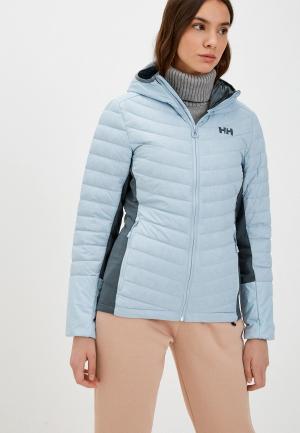Пуховик Helly Hansen. Цвет: голубой