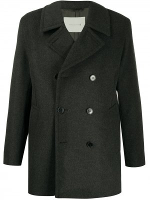 Двубортное пальто Broom Mackintosh. Цвет: серый