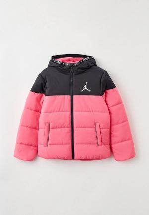 Куртка утепленная Jordan. Цвет: розовый