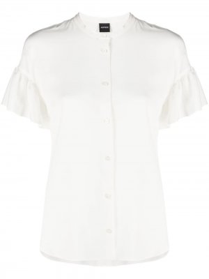 Блузка с оборками Aspesi. Цвет: белый