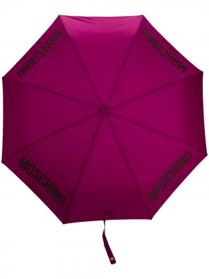 Зонт с логотипом Moschino. Цвет: фиолетовый