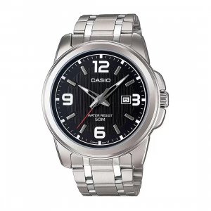 Мужские серебристые часы аналоговые, Silver Analog Men s Watch, Casio