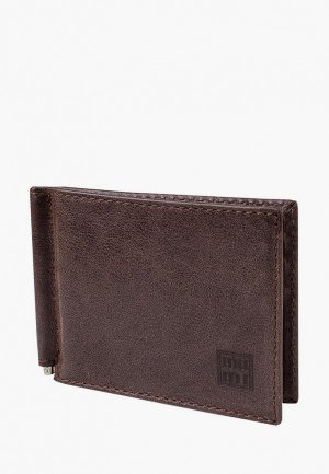 Зажим для купюр Mumi. Цвет: коричневый
