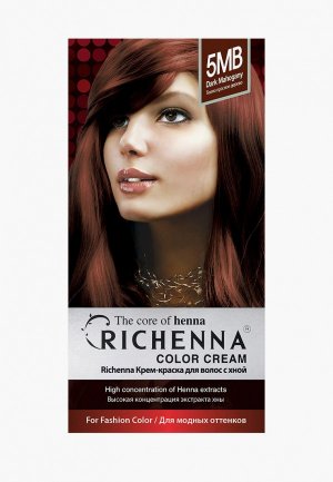 Краска для волос Richenna. Цвет: коричневый