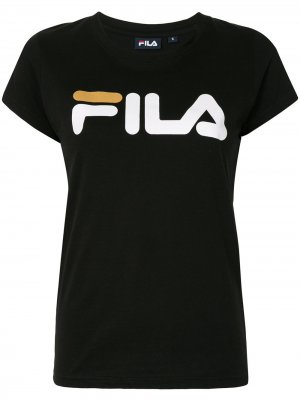 Футболка с логотипом Fila. Цвет: черный
