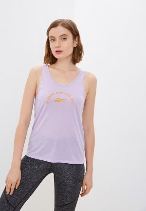 Майка Reebok. Цвет: фиолетовый