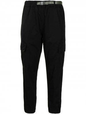 Укороченные брюки карго izzue. Цвет: черный
