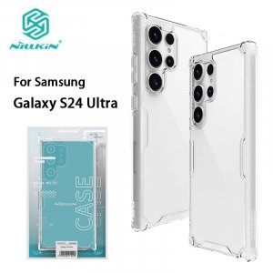Чехол Nillkin для Samsung Galaxy S24 Ultra, прозрачный мягкий силиконовый из ТПУ Pro,