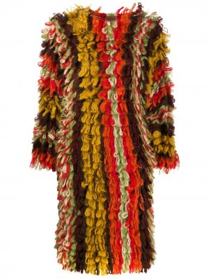 Фактурное вязаное платье Missoni Pre-Owned. Цвет: коричневый