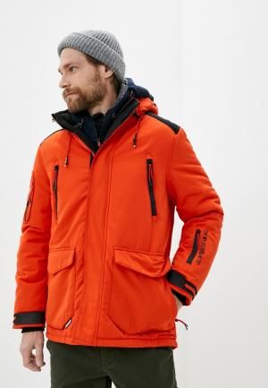 Куртка утепленная MZ72. Цвет: оранжевый