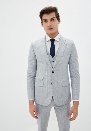 Пиджак Burton Menswear London. Цвет: серый