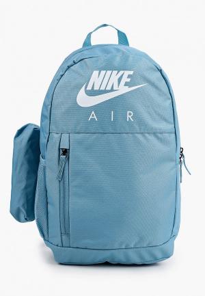 Рюкзак Nike. Цвет: голубой