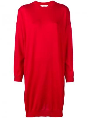 Платье-свитер с круглым вырезом Ports 1961. Цвет: красный