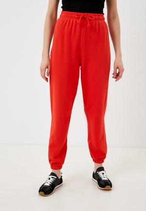 Брюки спортивные Topshop. Цвет: красный
