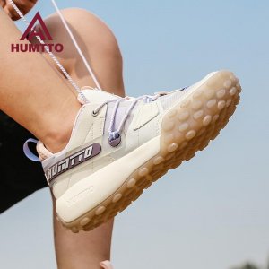 Женская обувь Летние кроссовки на плоской подошве для женщин Роскошные дизайнерские противоскользящие черные повседневные женские туфли Дышащие бега HUMTTO