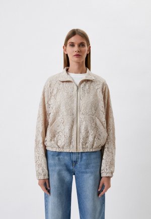 Олимпийка Pinko. Цвет: бежевый