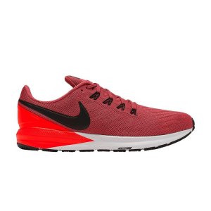 Мужские кроссовки  Air Zoom Structure 22 Cedar красные ярко-малиновые белые AA1636-600 Nike