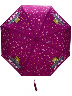 Зонт с принтом Moschino. Цвет: фиолетовый