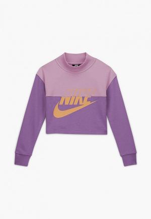 Свитшот Nike. Цвет: фиолетовый