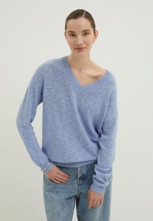 Пуловер Finn Flare. Цвет: голубой