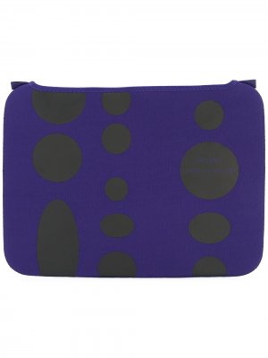 Чехол для MacBook Pro 15 с геометрическим принтом Comme Des Garçons Wallet. Цвет: фиолетовый